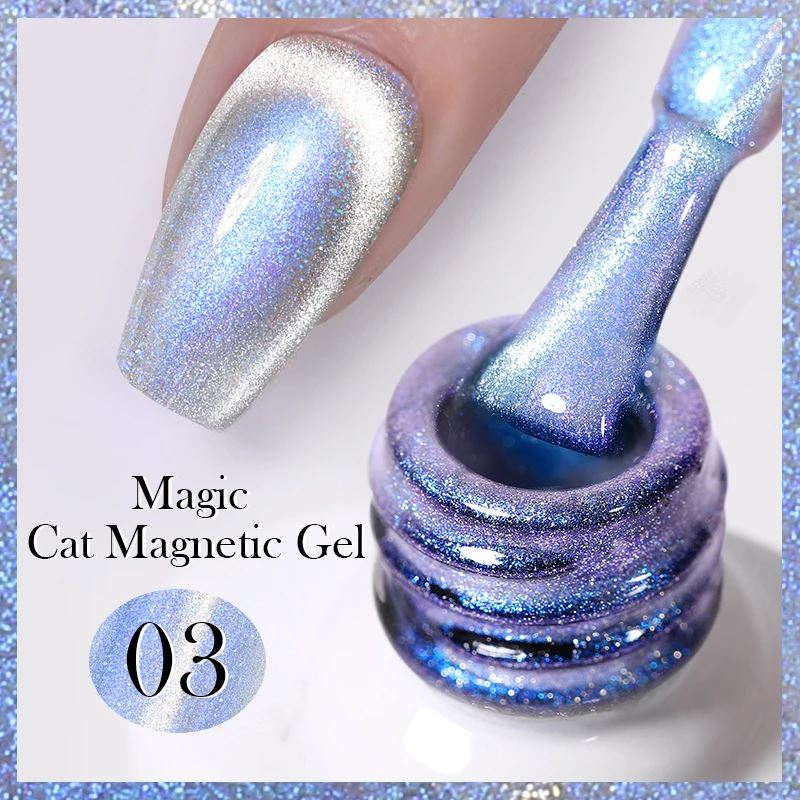 Transparent Aurora Cat Eye Magnetic Gel Born Pretty03